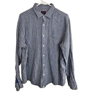 Untuckit Mens Flannel Shirt Checker Size XL Career Work Office Casual Weekend